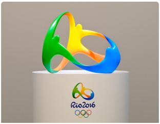 Logo Rio 2016: As formas e cores da natureza do Rio, o movimento, a diversidade, a harmonia, o espírito olímpico e, centralmente, os valores “paixão e transformação” / Foto: Foto: Ismar Ingber / Rio2016